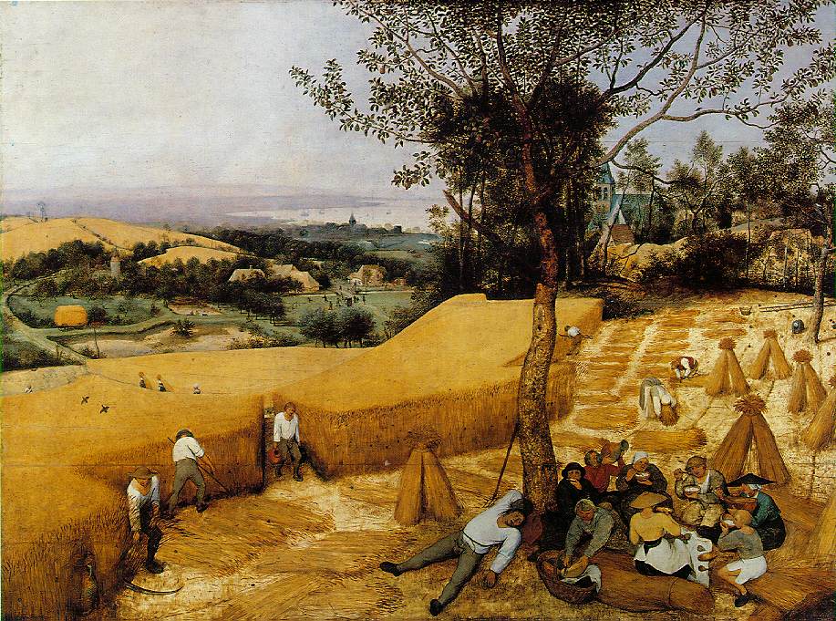 BRUEGEL, Pieter the Elder The Harvesters gf